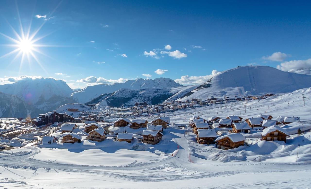 Hotel Le Refuge Alpe d'Huez ภายนอก รูปภาพ